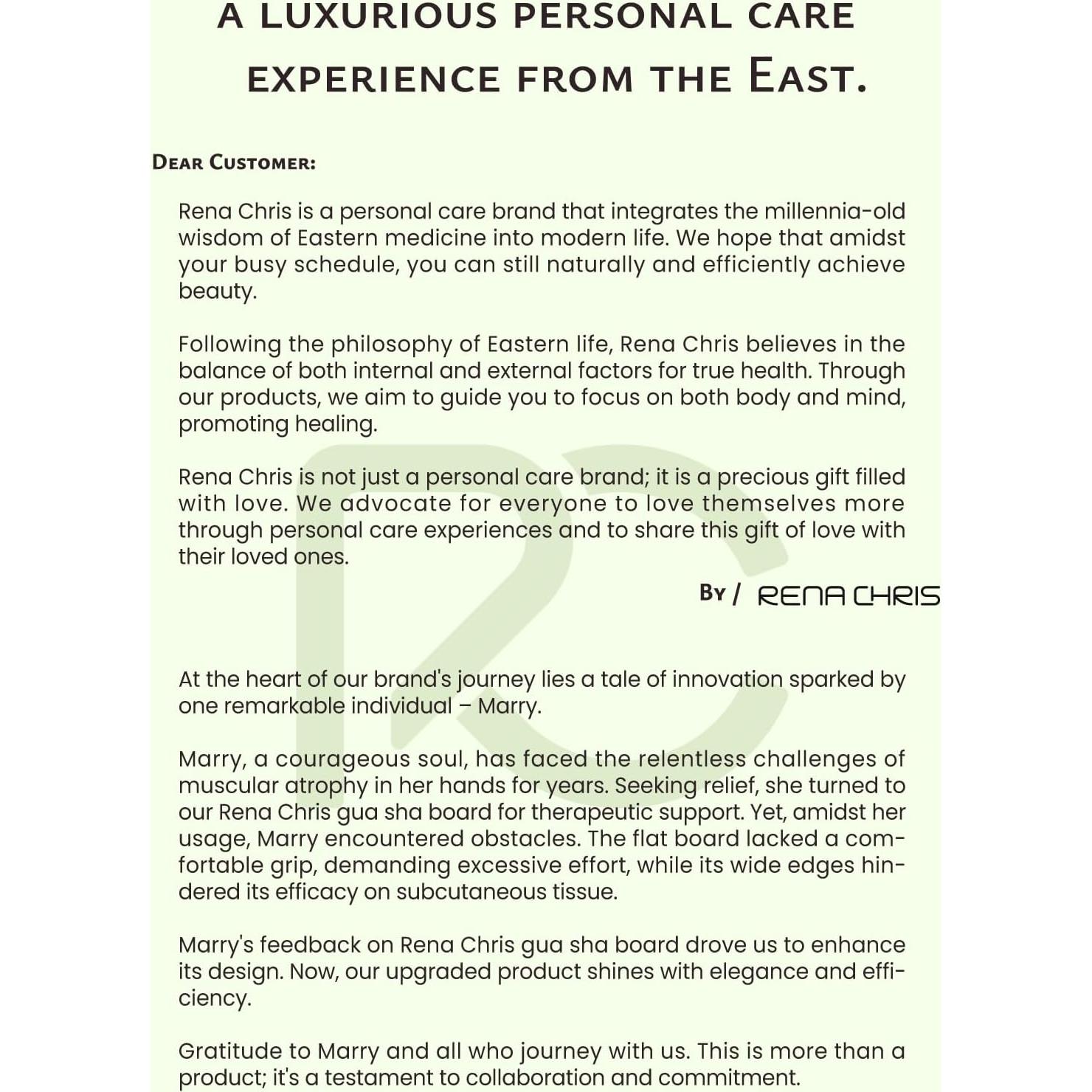 Herramienta Gua Sha Facial Rena Chris Jade Natural Verde