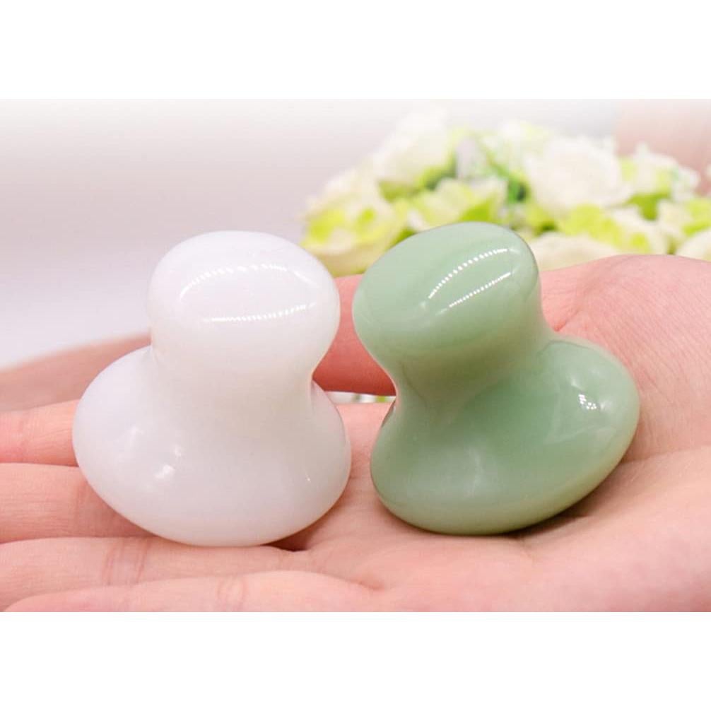 Rodillo de Hielo Uonlytech 2 Pcs Jade Facial Masaje