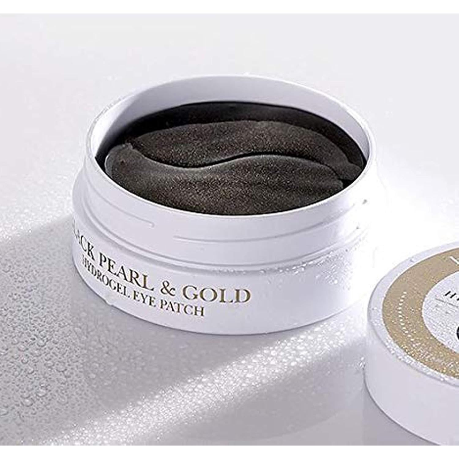 Parche de Hidrogel Petitfee Perla Negra y Oro 60 Piezas