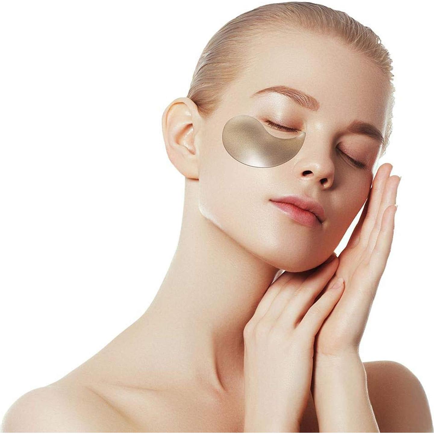 Parche de Hidrogel Petitfee Perla Negra y Oro 60 Piezas