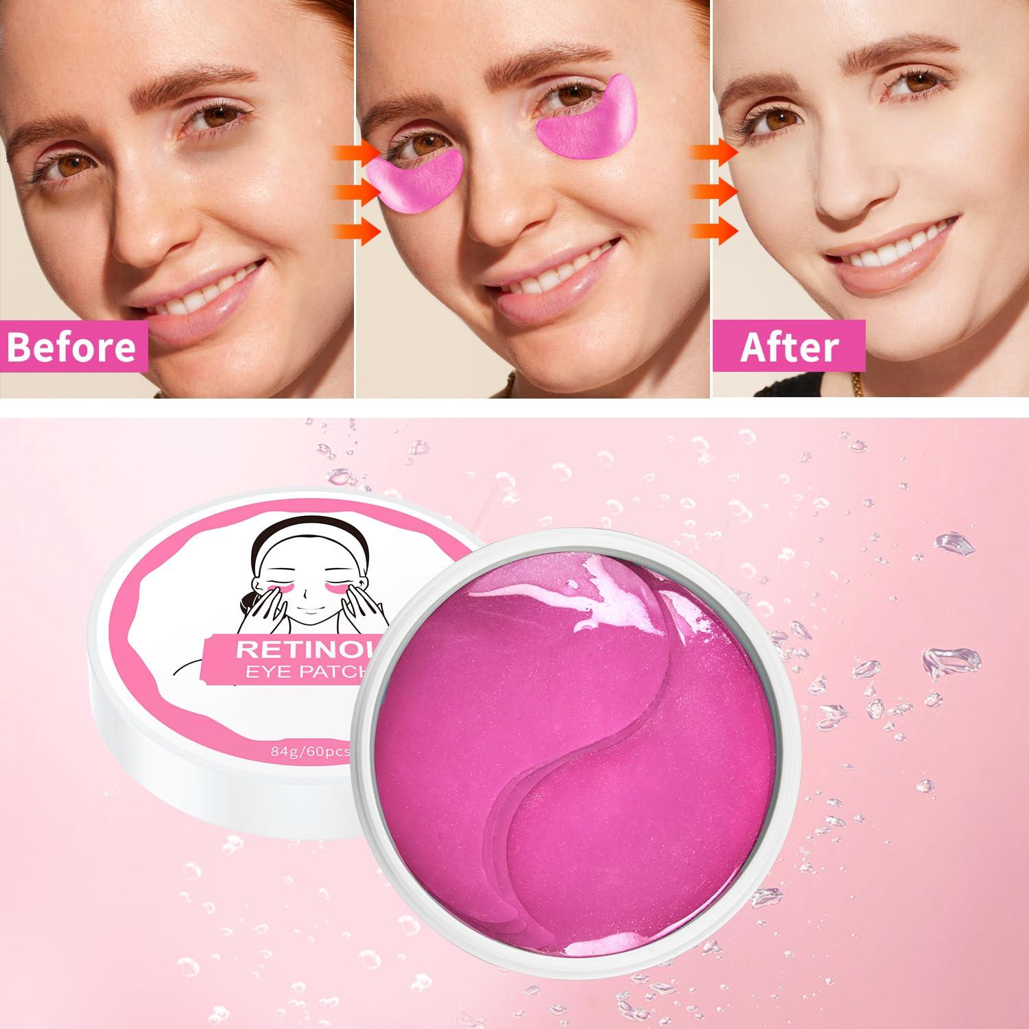 Parche para Ojos Hidratante con Retinol - 60 Pcs