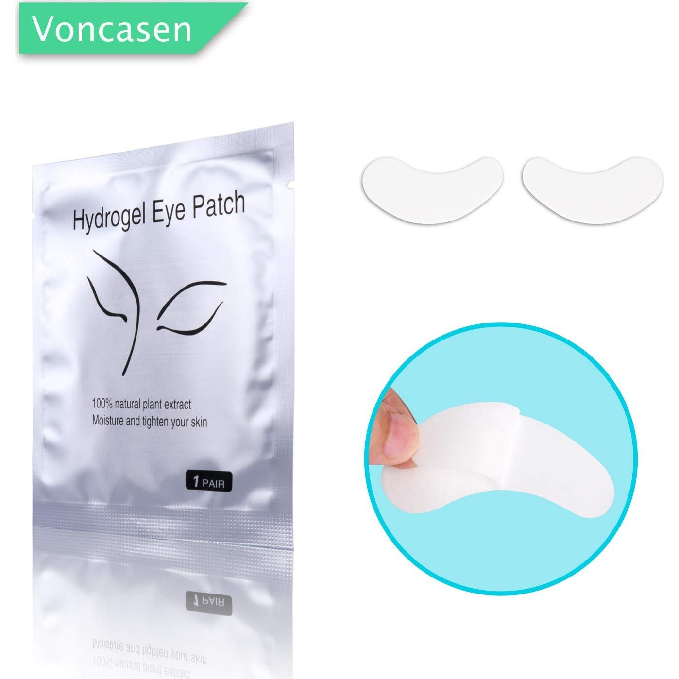 Parches de Gel para Ojos V world - 100 Pares Hidratantes
