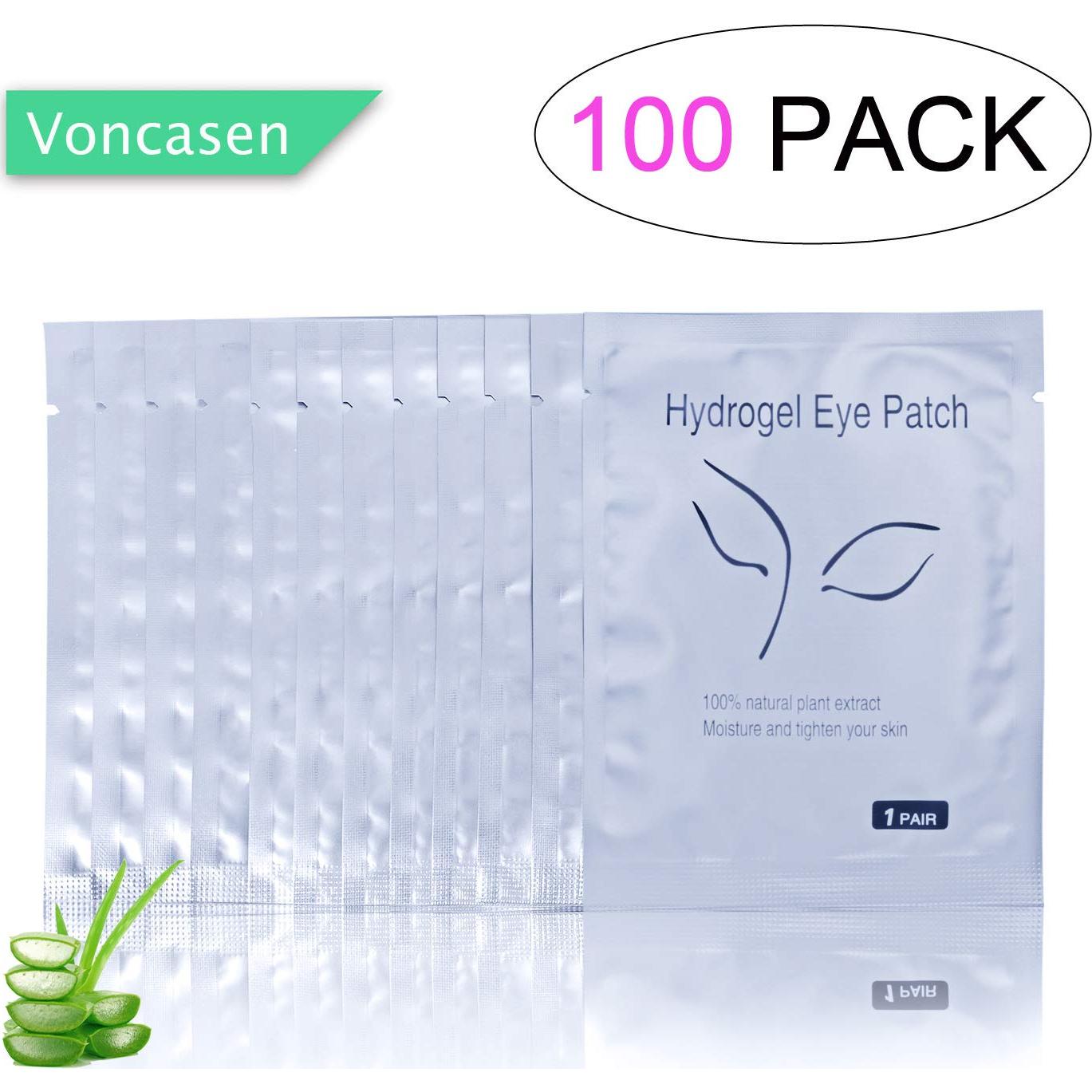 Parches de Gel para Ojos V world - 100 Pares Hidratantes