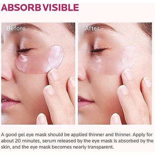 Mascarillas para Ojos ZealSea - 12 Pares Hidratantes Anti-Ojeras