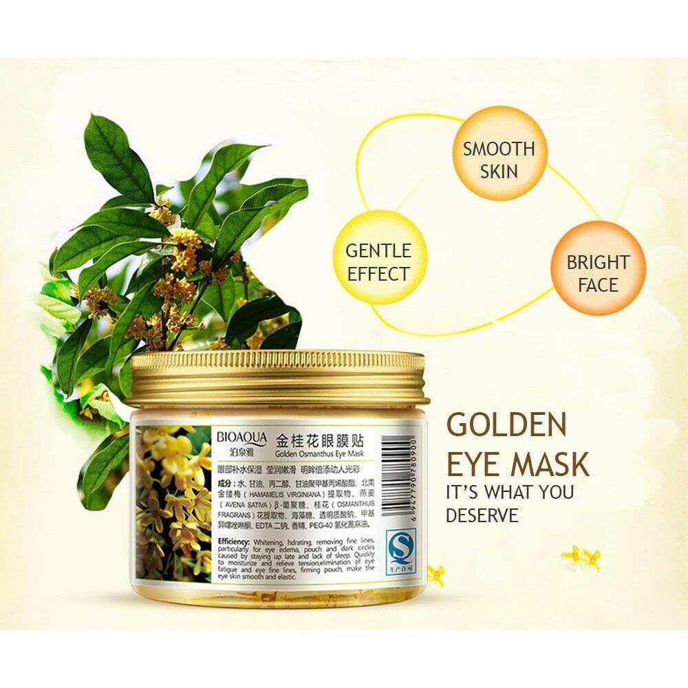 Máscara de Ojos BIOAQUA Osmanthus Dorado 80 Pcs Hidratante
