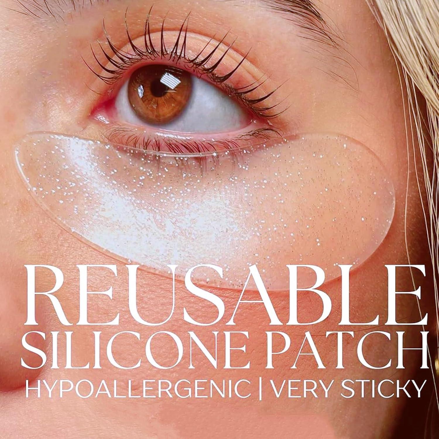 Parche para Ojos de Silicona ICONSIAM - Almohadillas Reutilizables para Elevación de Pestañas