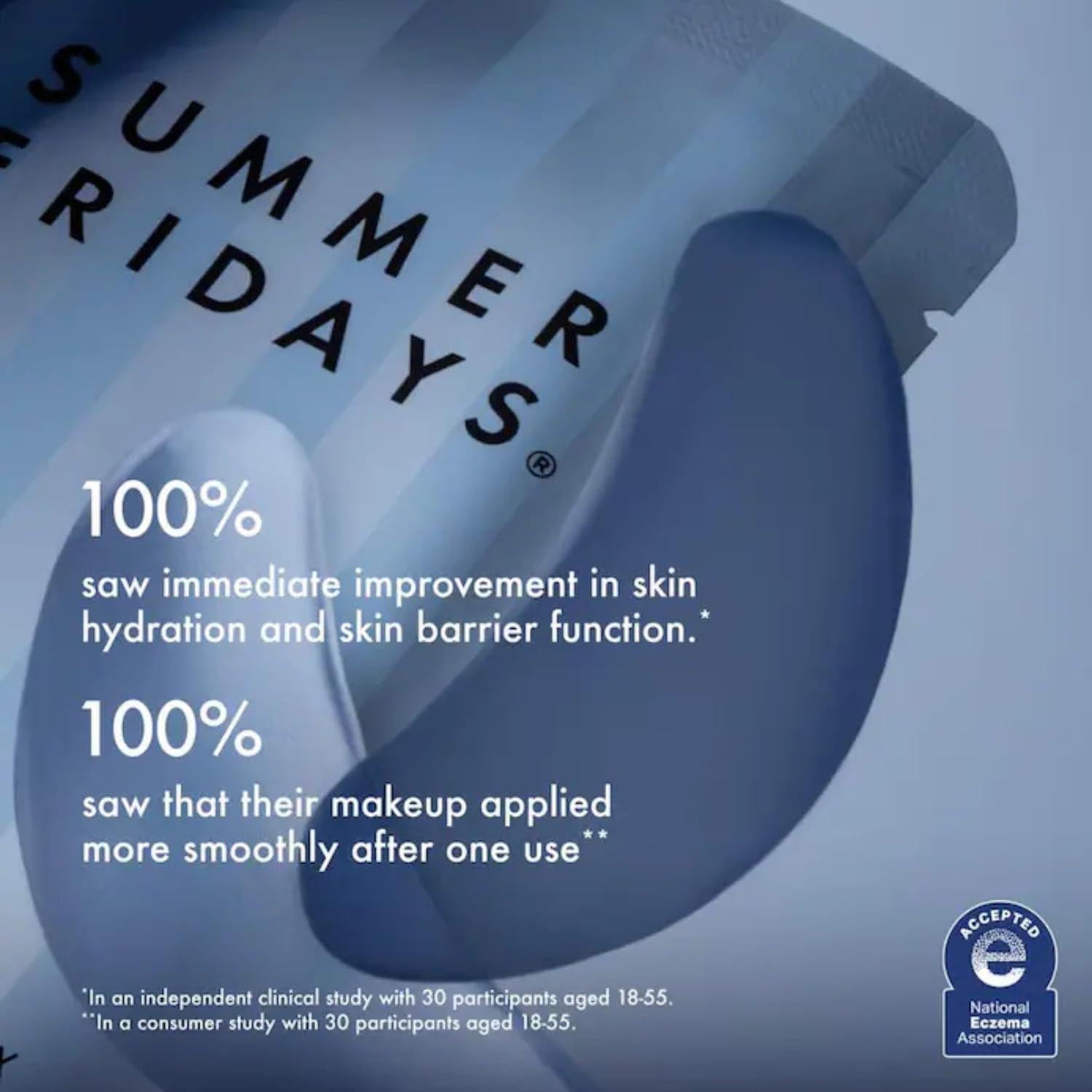 Summer Fridays Jet Lag Under Eye Patches - Hydrating & Depuffing Hydrogel Eye Masks with Caffeine & Peptides to Soothe & Refresh the Undereye Area (6 Pairs)