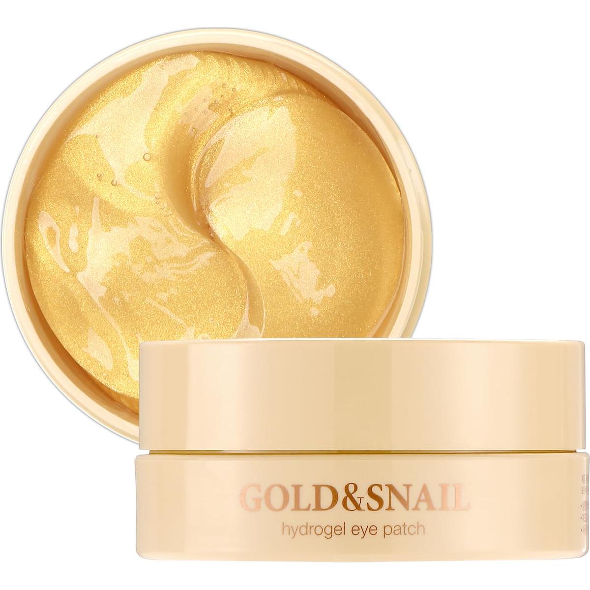 Parche Hidrogel para Ojos Petitfee 60 Pcs Oro y Caracol