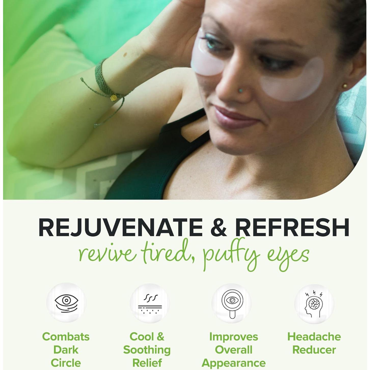 Almohadillas de Gel Antienvejecimiento ToGoSpa Té Verde - 3 Unidades