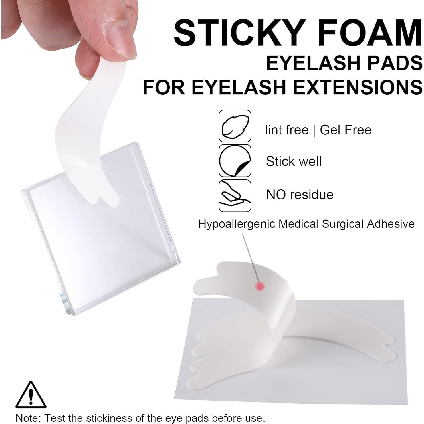 Almohadillas de Espuma para Ojos Bonitos - 100 Pares Hipoalergénicas