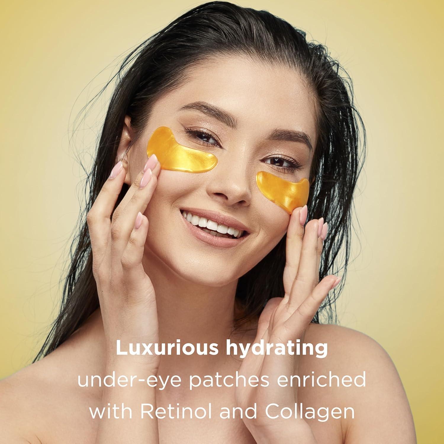 Mascarilla de Ojos de Oro MATKAS - 20 Pares, Anti-Ojeras y Anti-Hinchazón