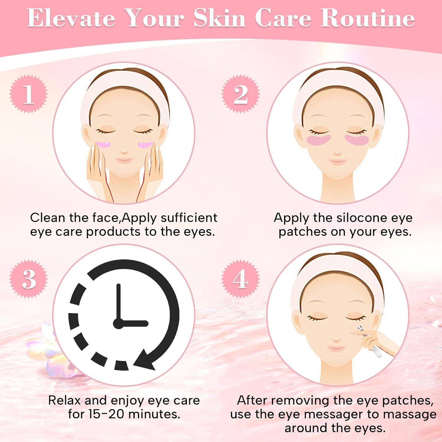 Parche Reutilizable para Ojos Chianku - 2 Piezas Rosa