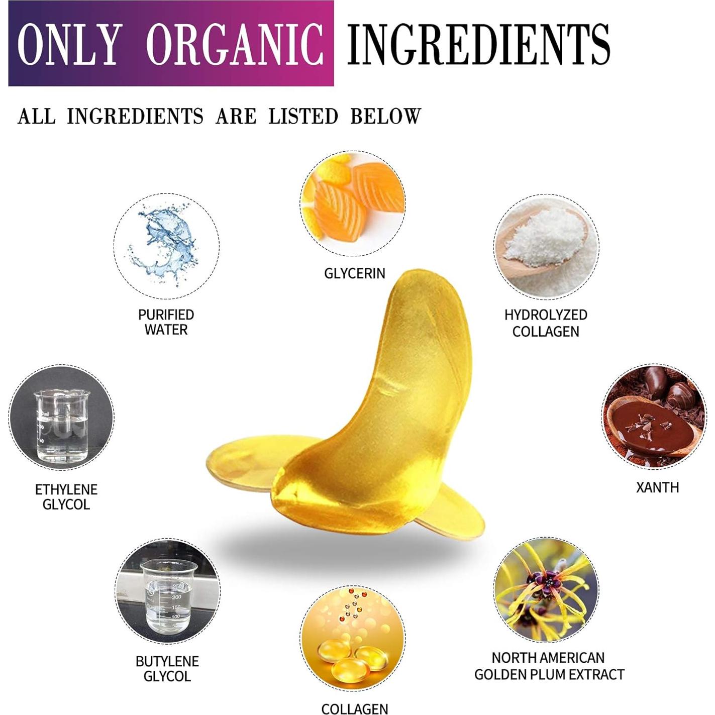 Gel de Colágeno Vandarllin para Ojos - 30 Pares Hidratantes