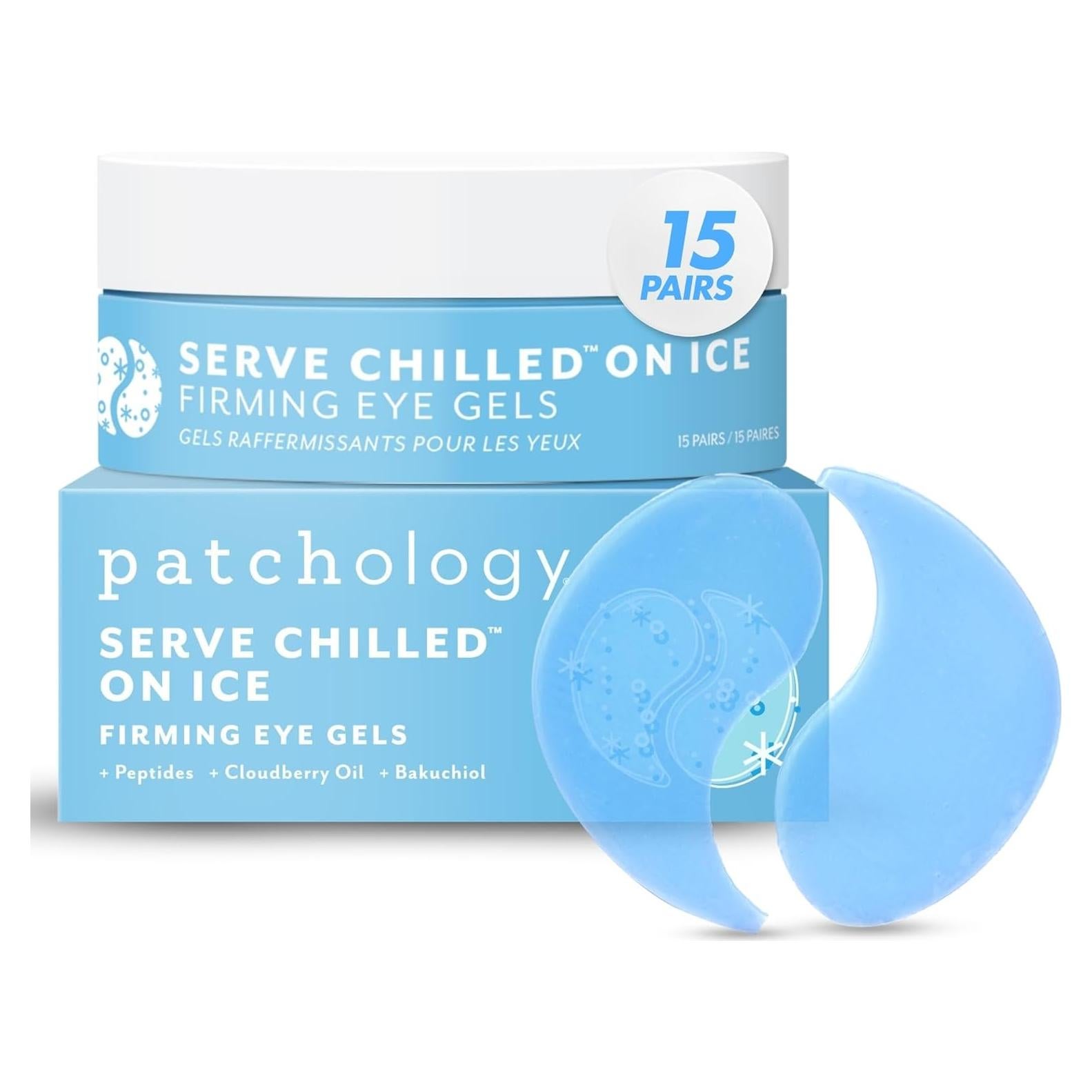 Parches Hidrogel para Ojos Patchology Serve Chilled 15 Pares