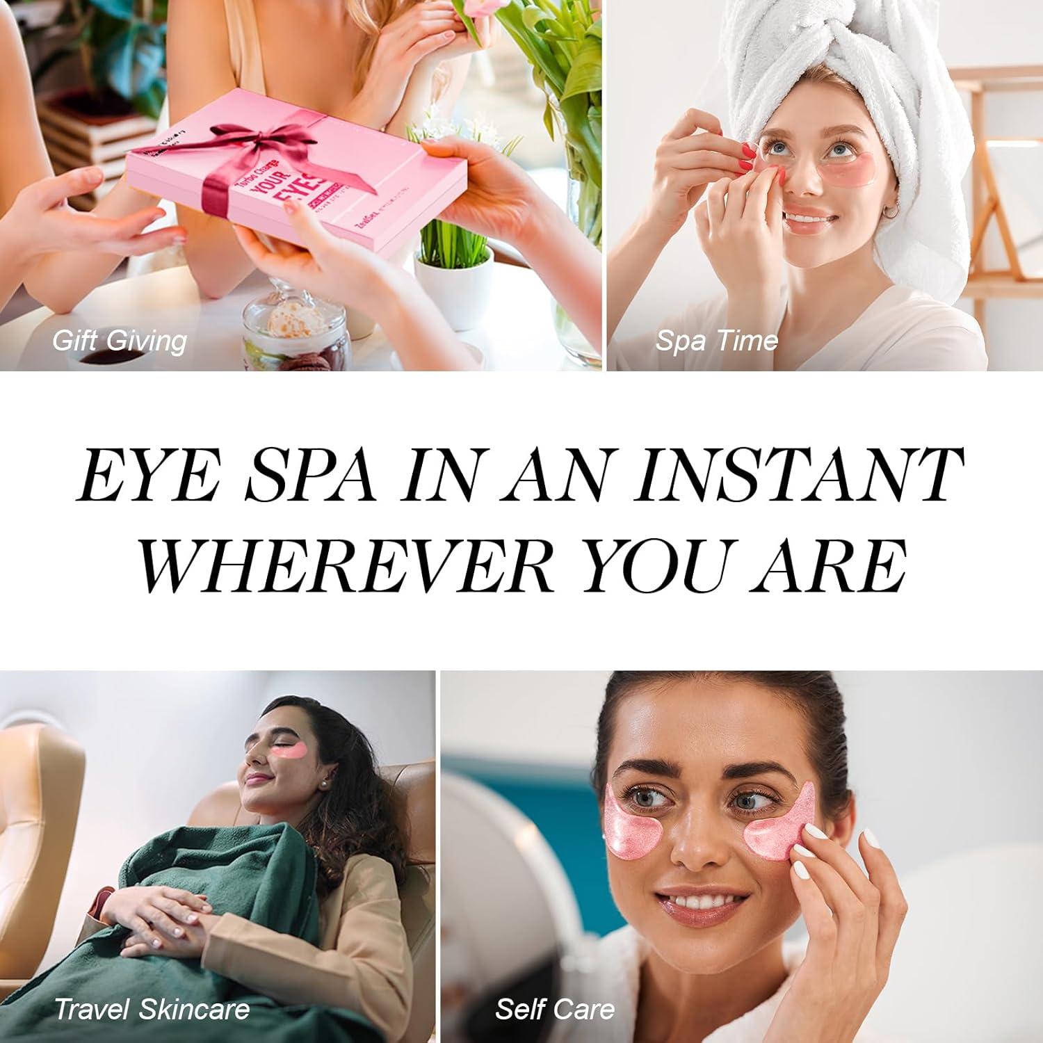 Parches para Ojos ZealSea - 20 Pares Hidrogel Anti-Ojeras