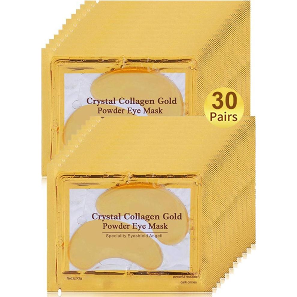 Parche para Ojos Dorado Felico - 30 Pares Colágeno Hidratante