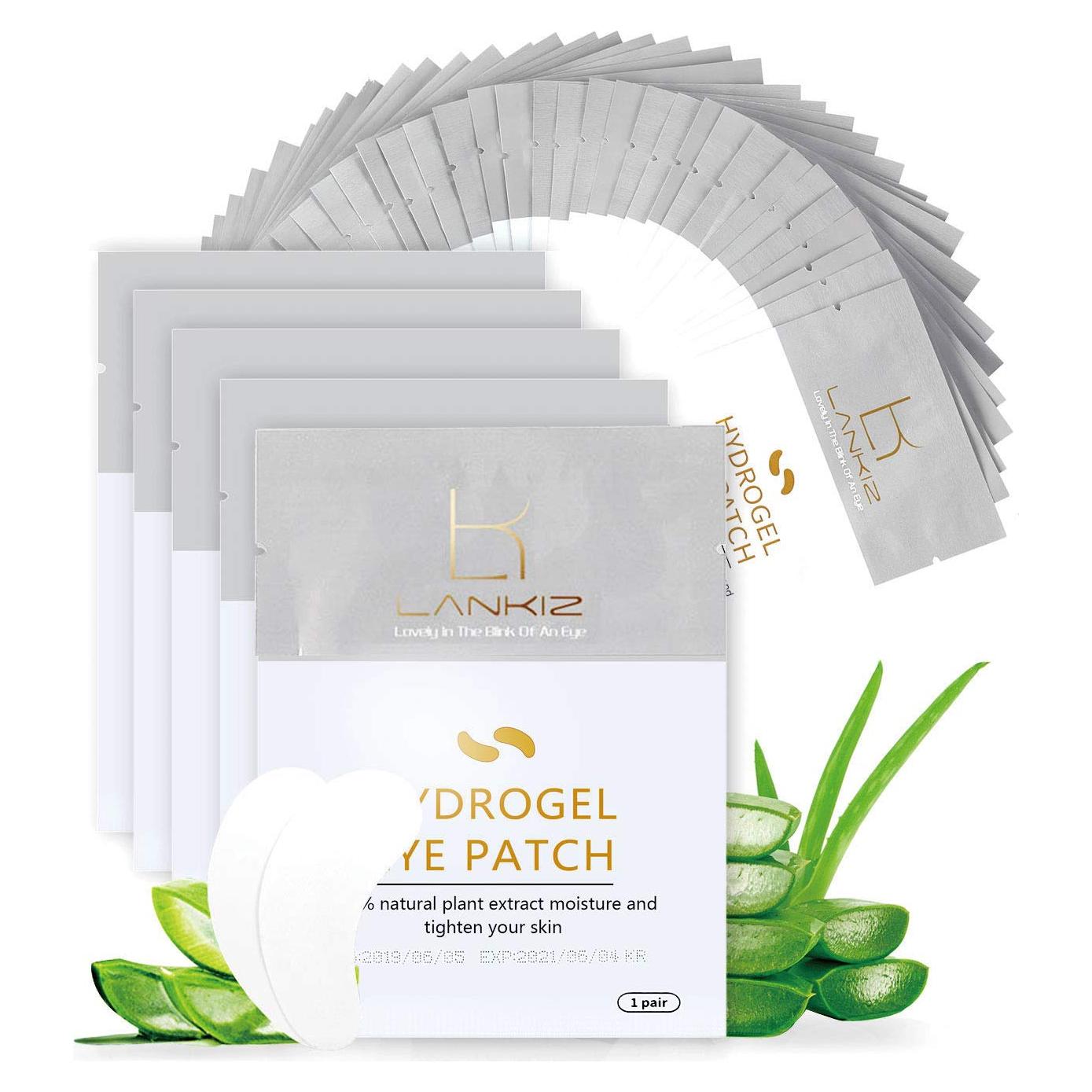 Almohadillas de Gel LANKIZ 100 Pares Hidratantes para Ojos