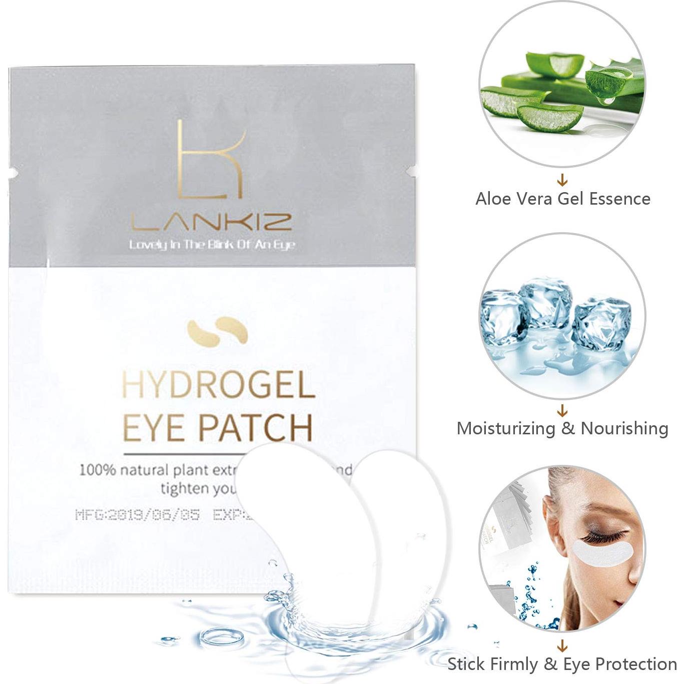 Almohadillas de Gel LANKIZ 100 Pares Hidratantes para Ojos