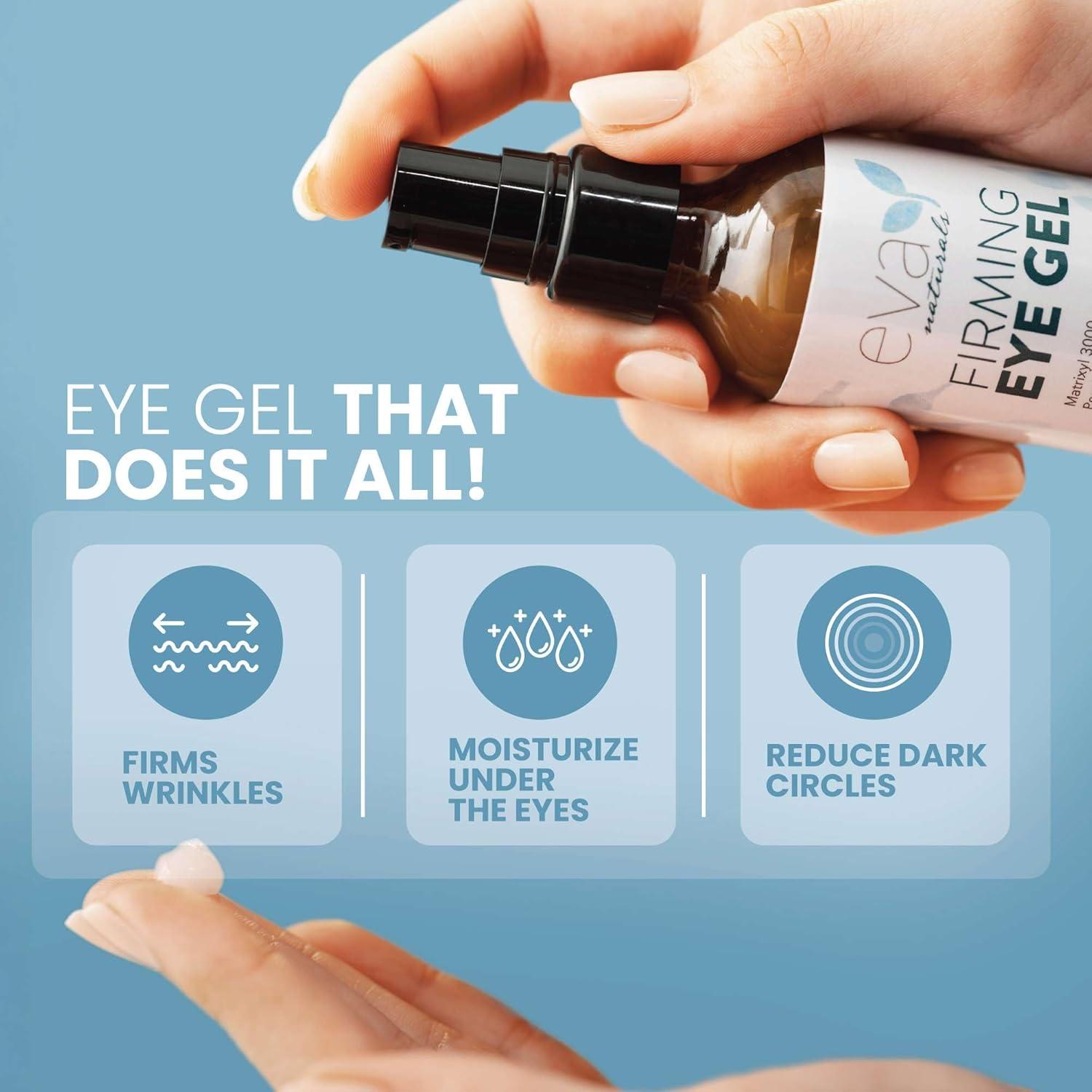 Gel para Ojos Eva Naturals 59 ml - Anti-envejecimiento y Reafirmante