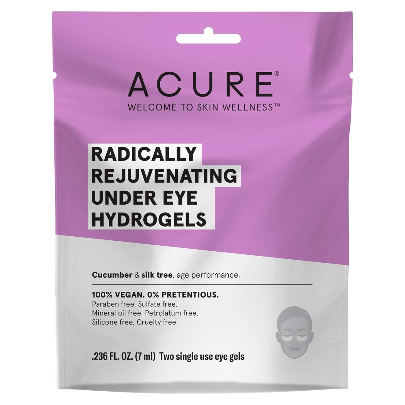 Mascarilla Hidrogel Rejuvenecedora Acure para Ojos 7 ml