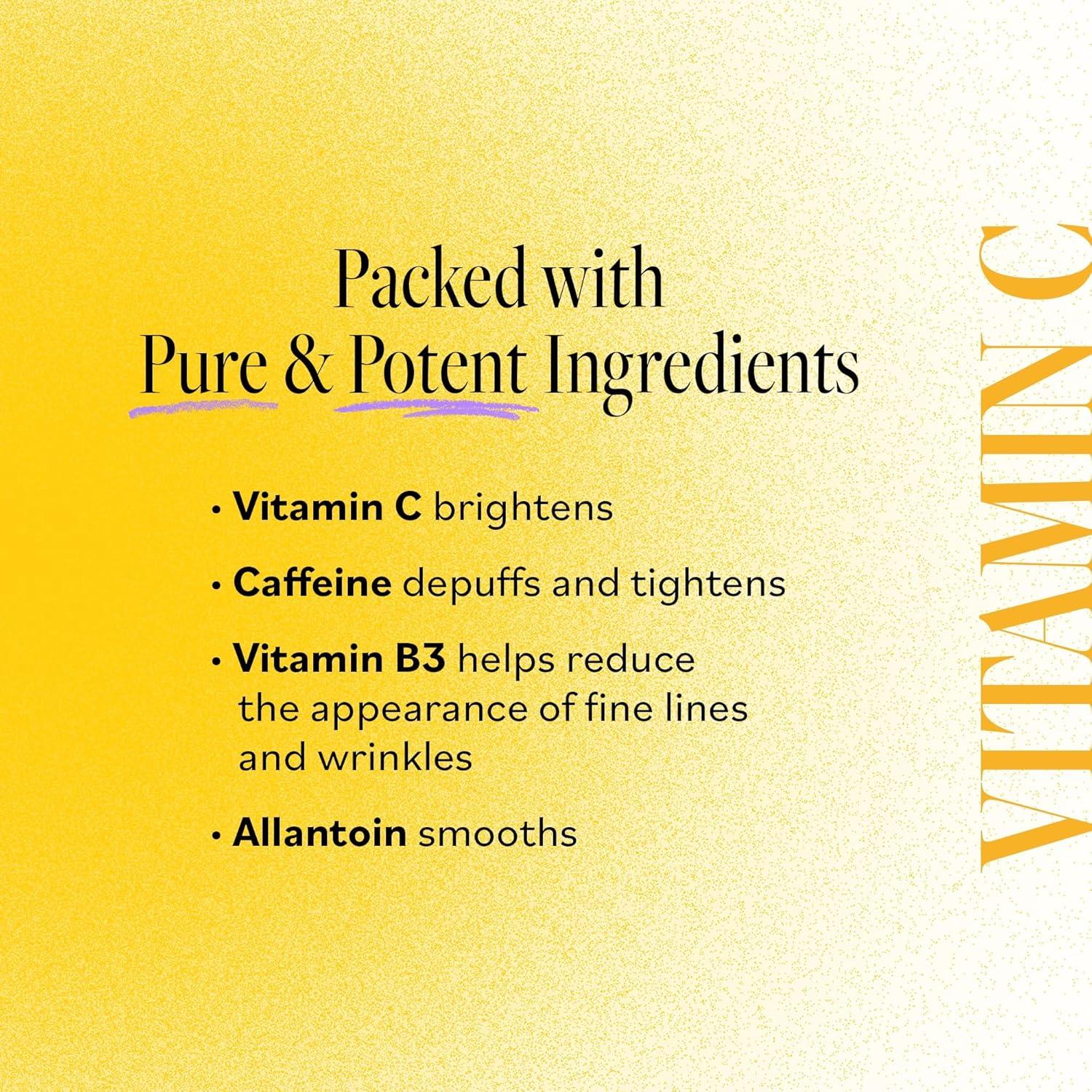 Parches Hidrogel para Ojos Derma E con Vitamina C - 30 Pares