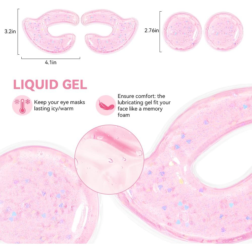 Conjunto de Parches para Ojos Reutilizables Mis Cosas Novedosas - 6 Pares