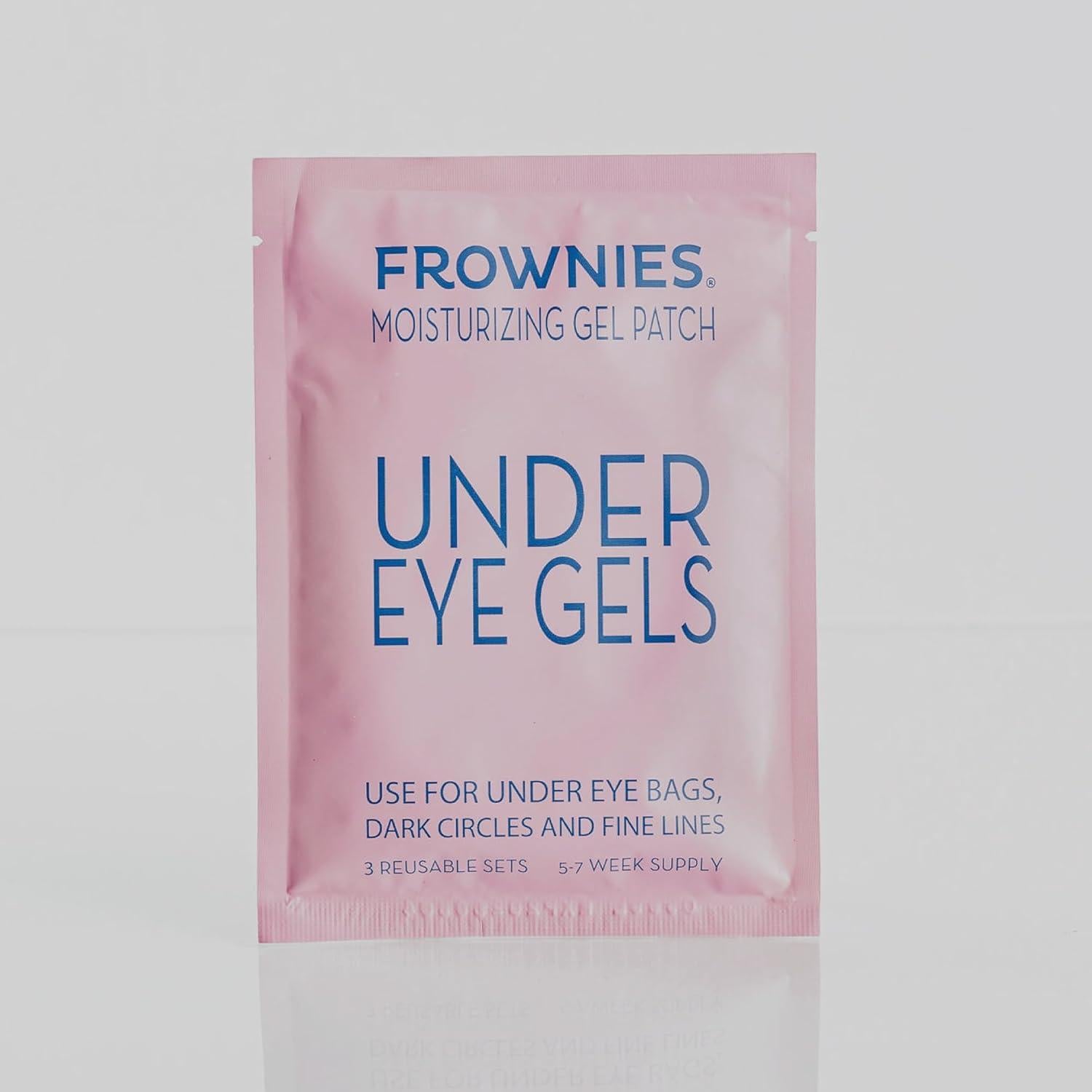 Parche de Gel Frownies para Ojos - Reutilizable, 3 Piezas