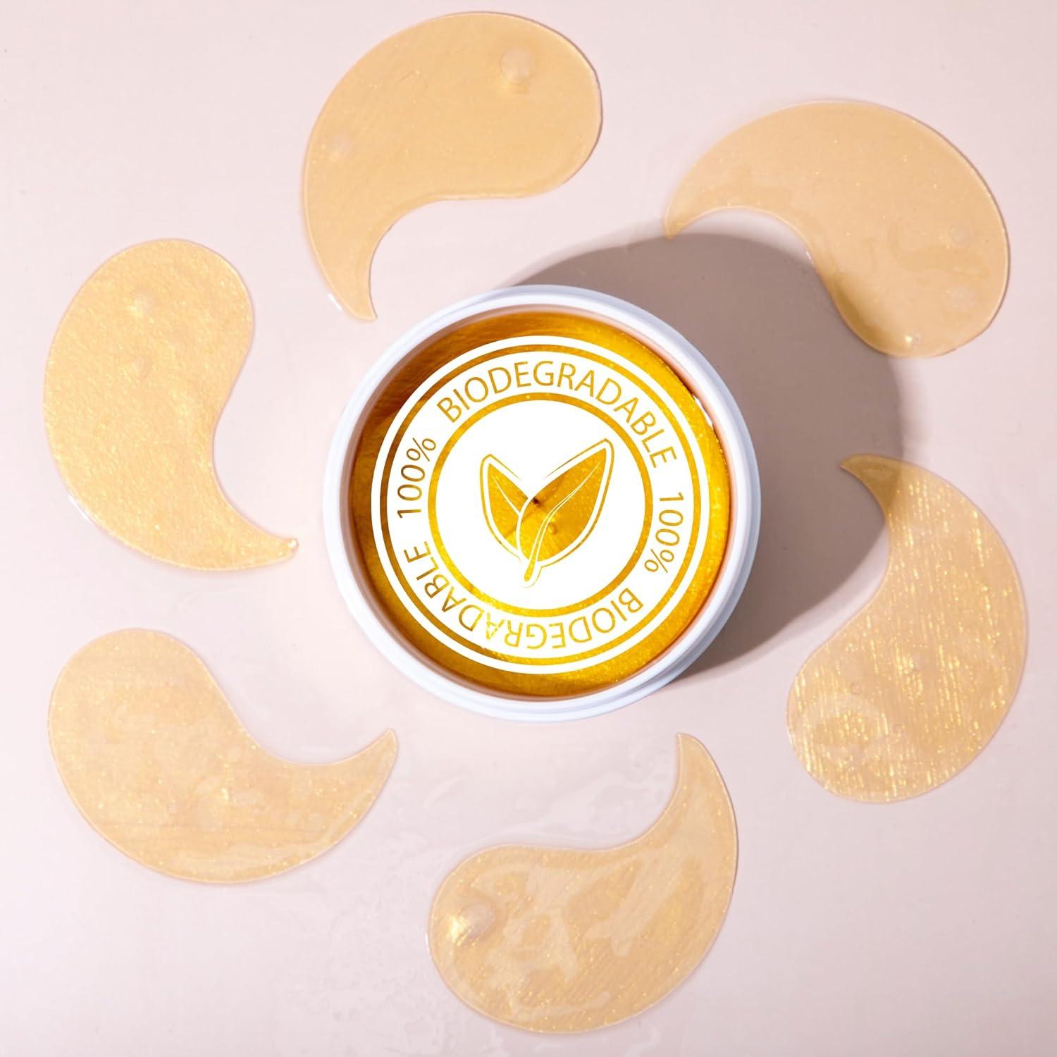 Parches Oculares Mivida 24K Oro y Ácido Hialurónico 60 PCs