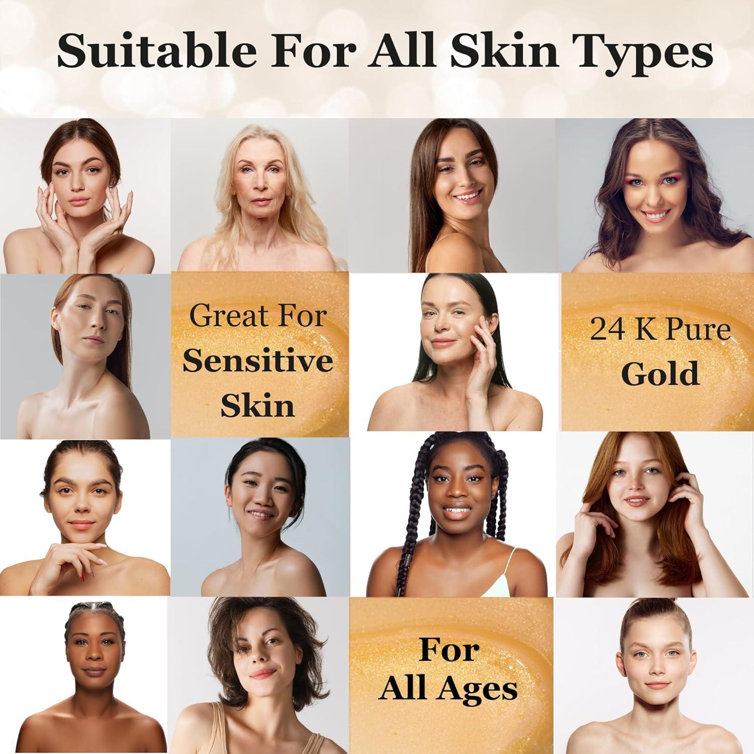 Parches Oculares Mivida 24K Oro y Ácido Hialurónico 60 PCs