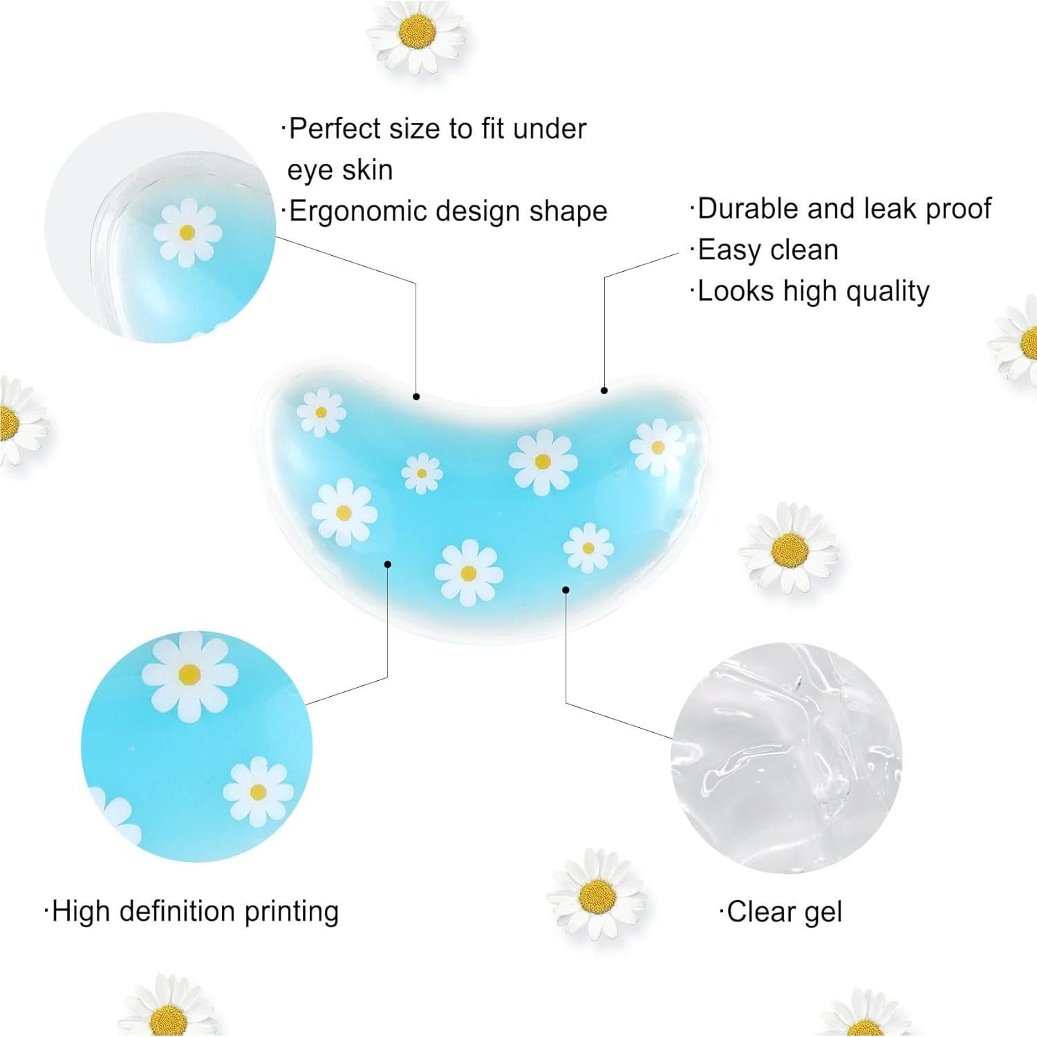 Paquete de Hielo Gel Reutilizable Pallesen para Ojos 2 Piezas