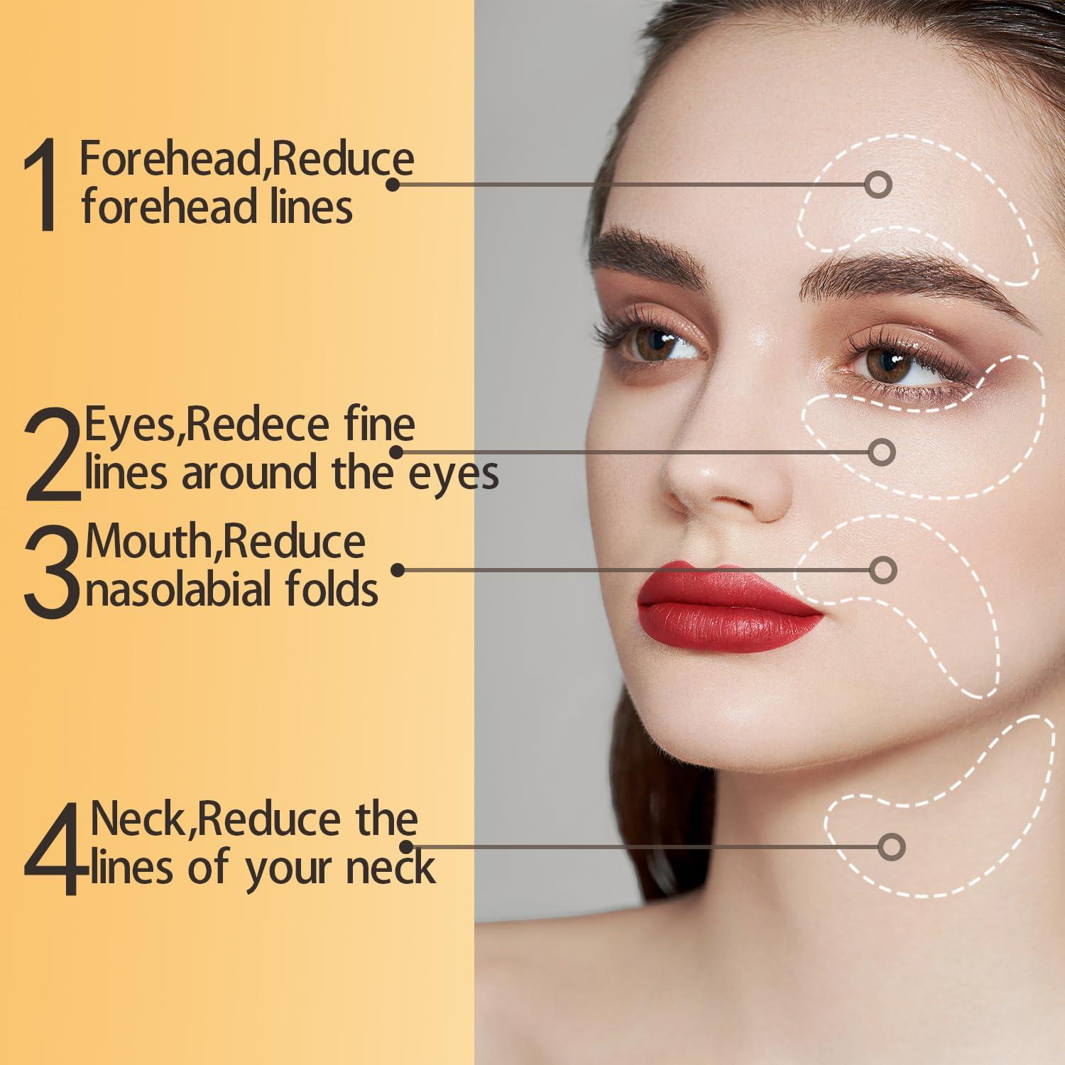 30 Pares de Mascarillas Labiales y para Ojos Eakroo 24K