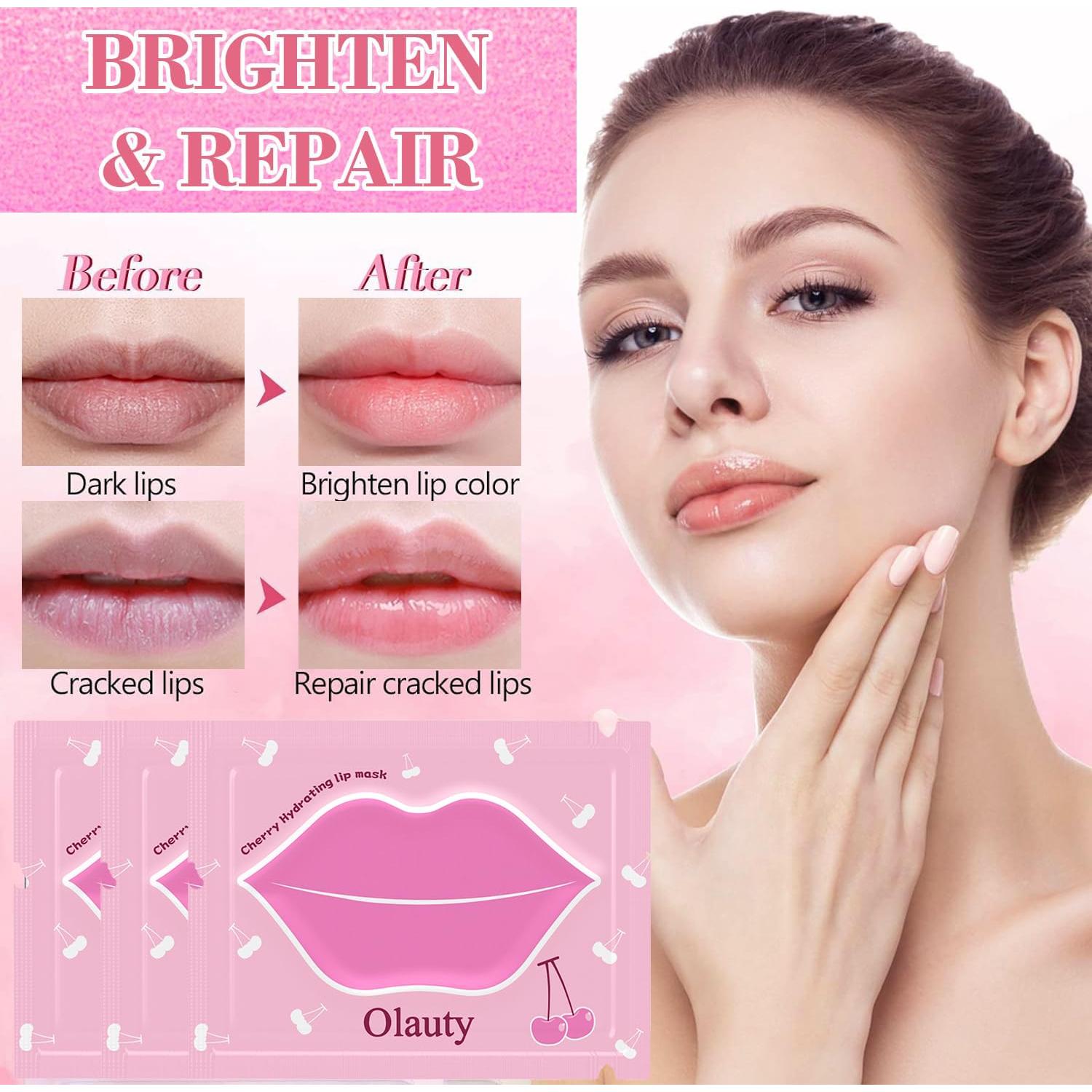 30 Pares de Mascarillas Labiales y para Ojos Eakroo 24K