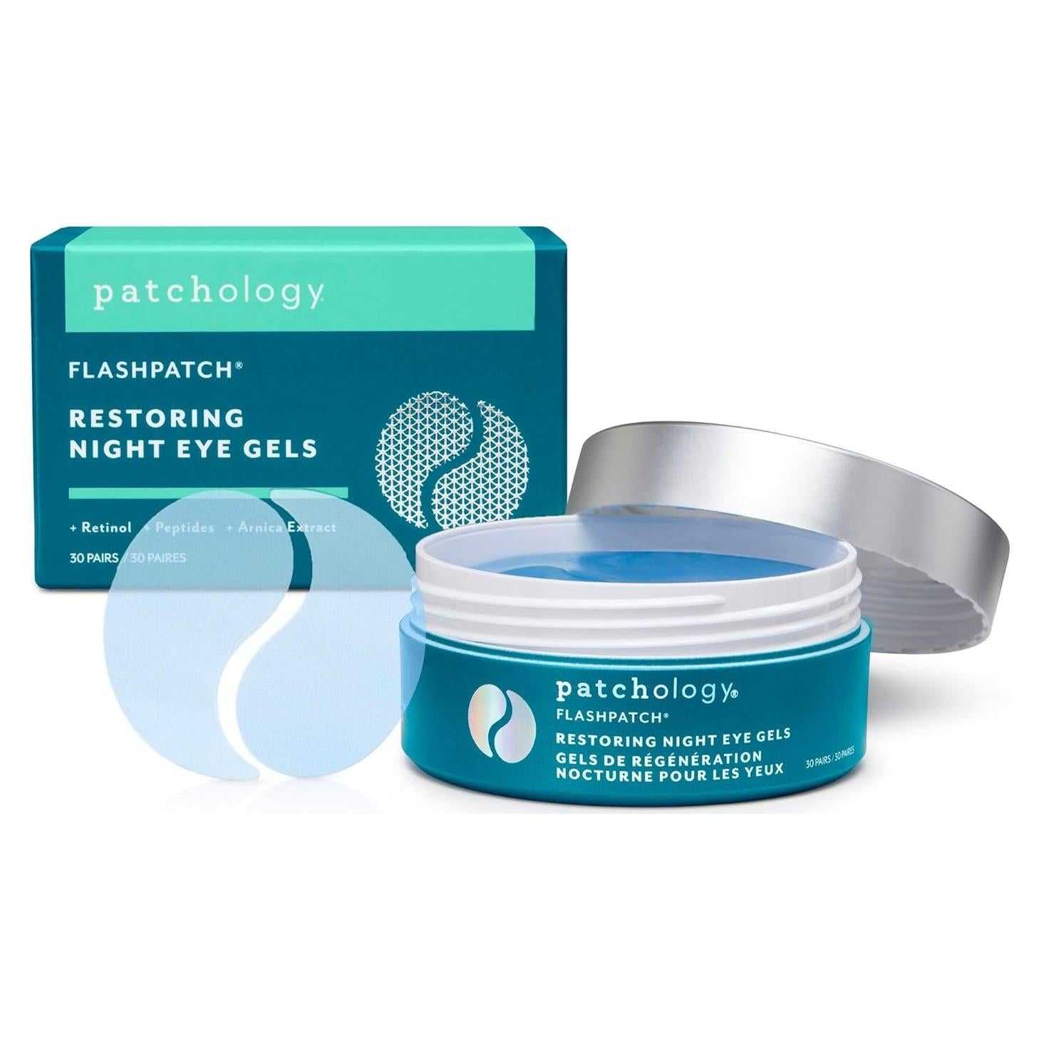 Parches de Gel Restauradores para Ojos Patchology - 30 Pares