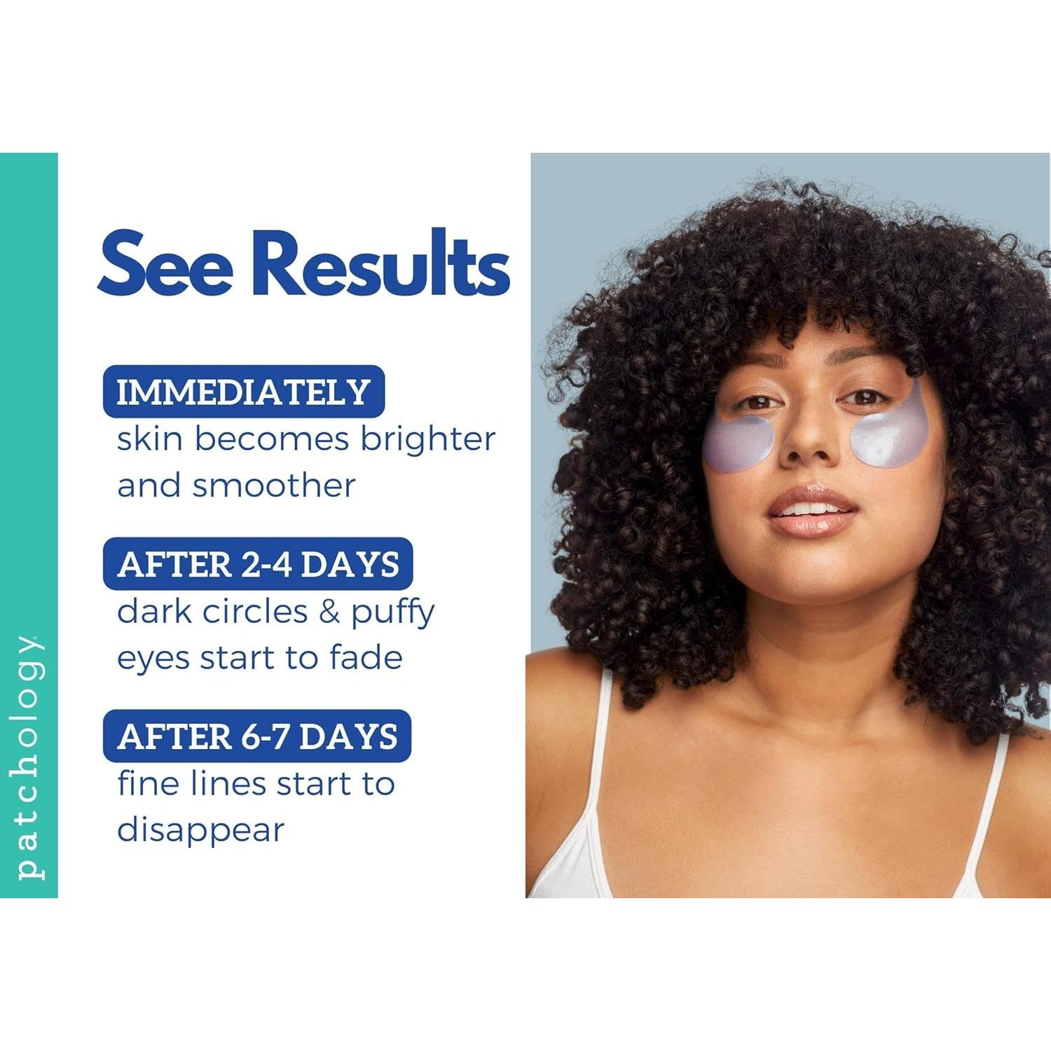 Parches de Gel Restauradores para Ojos Patchology - 30 Pares