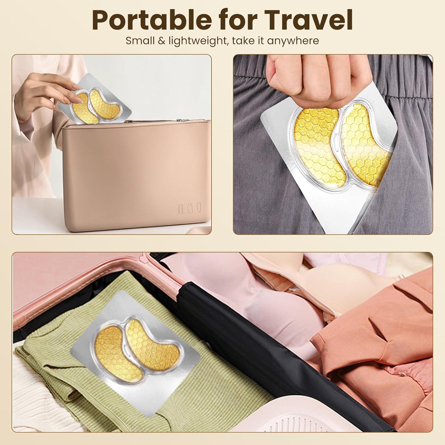 Kit de 30 Pcs Parche de Ojos de Colágeno Yargkos 24K