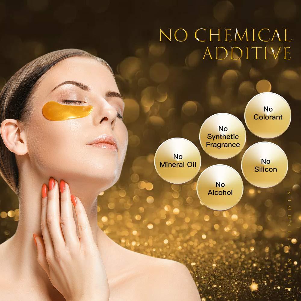 Parche para Ojos HOPEMATE 24K Oro - 14 Pares Hidratantes