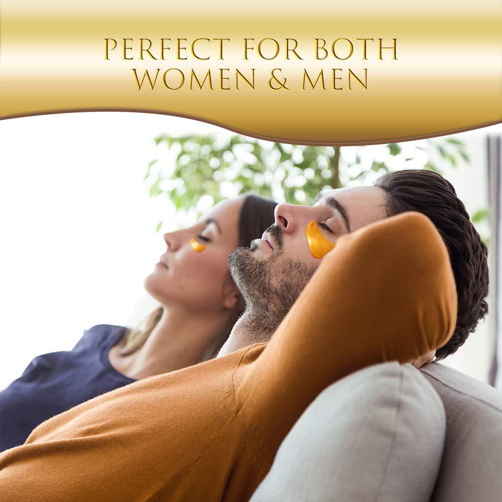 Parche para Ojos HOPEMATE 24K Oro - 14 Pares Hidratantes