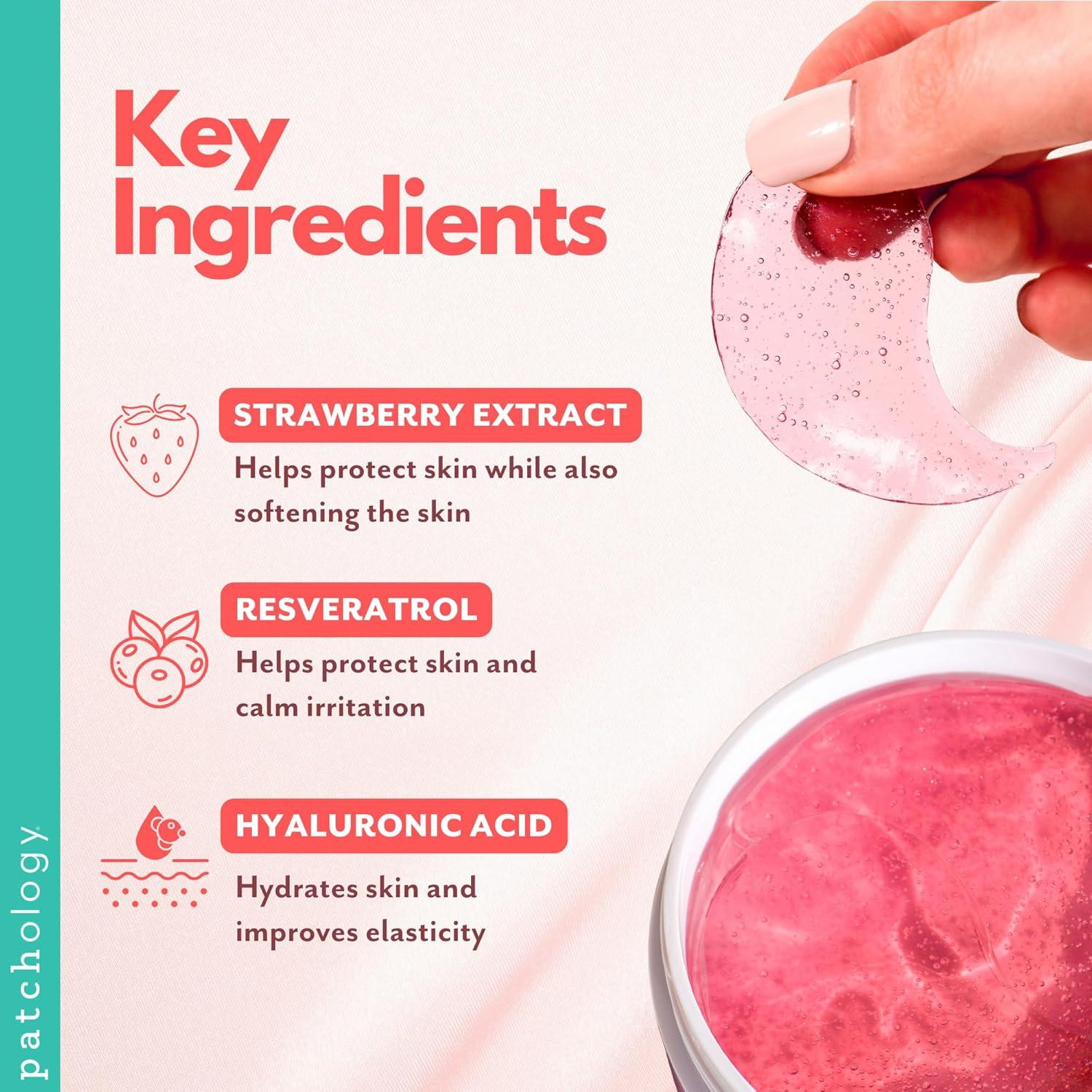 Parches Hidratantes para Ojos Patchology Serve Chilled Rosé - 15 Pares