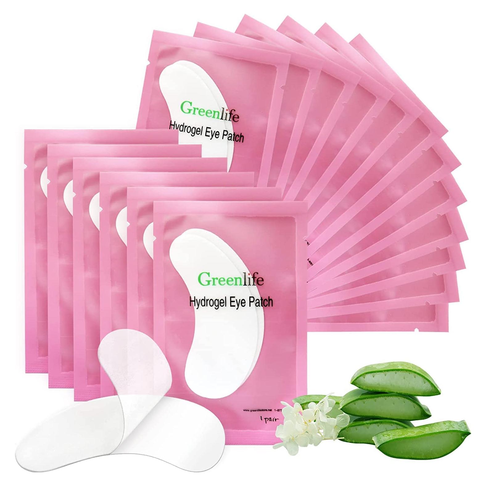 Almohadillas de Gel para Ojos GreenLife 200 Pares Hidrogel