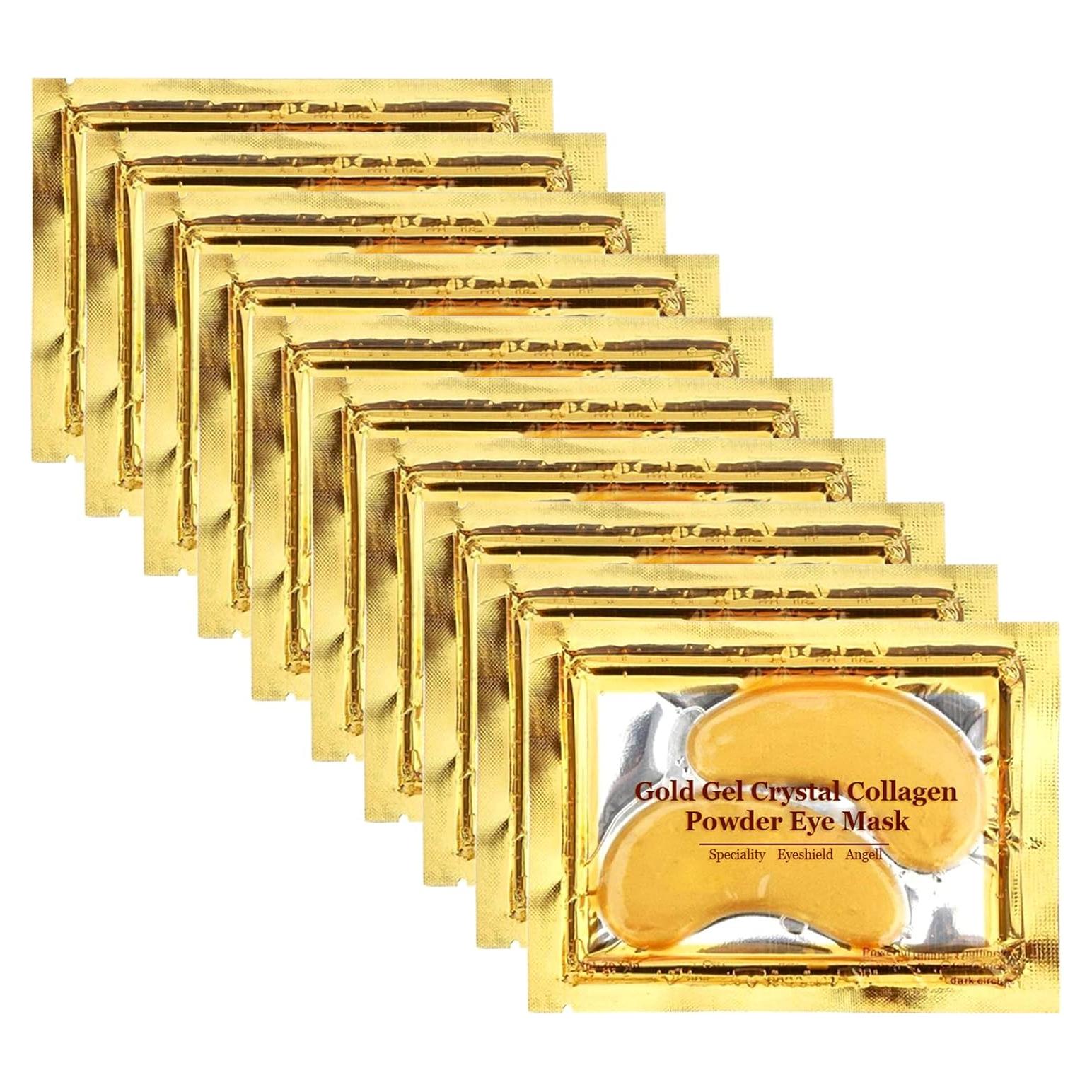 Parches para Ojos Adofect 31 Pares Oro 24K Colágeno Hidratante