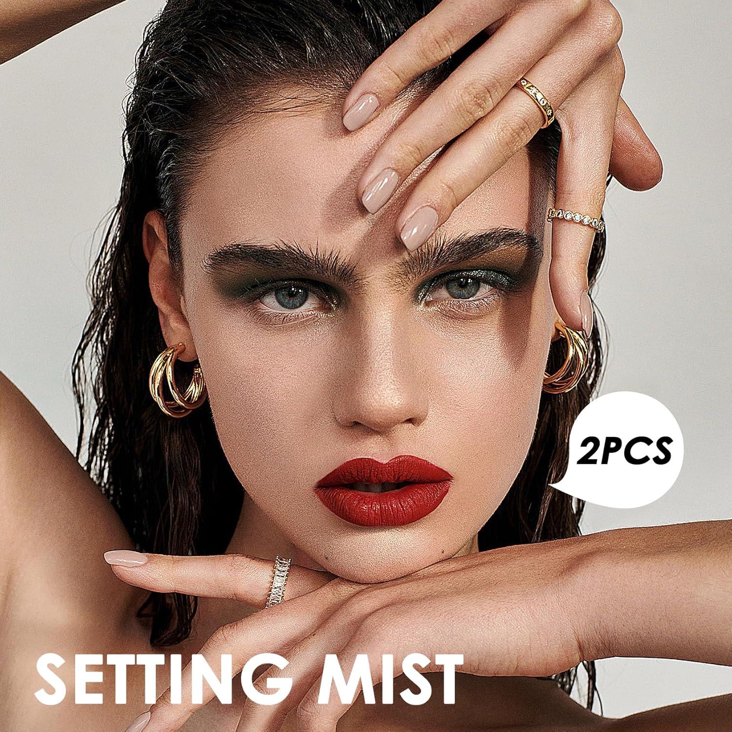 Juego de 2 Spray Fijador de Maquillaje LingHaoLH 280g