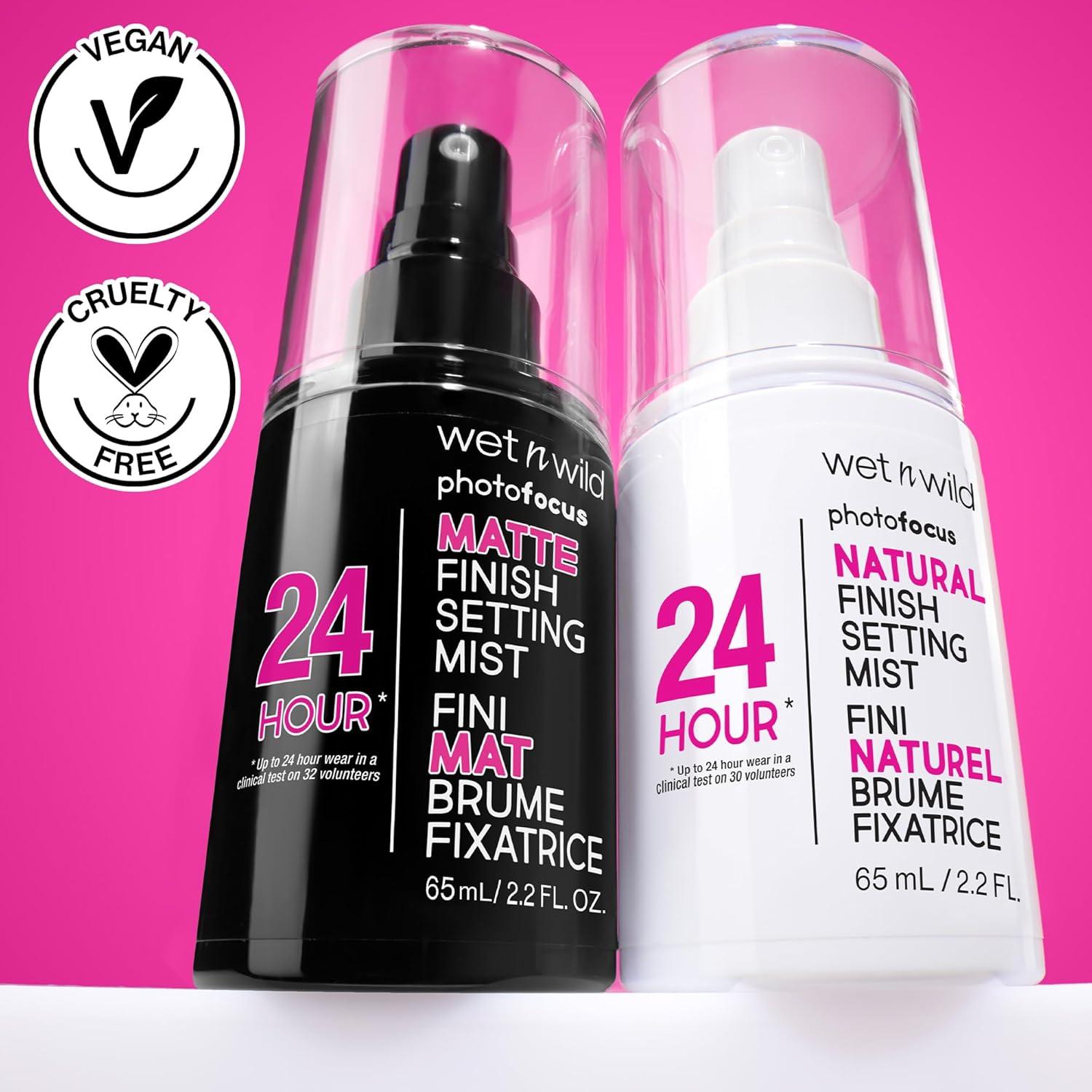 Mist Fijador de Maquillaje Wet n Wild 110g - Acabado Mate y Natural