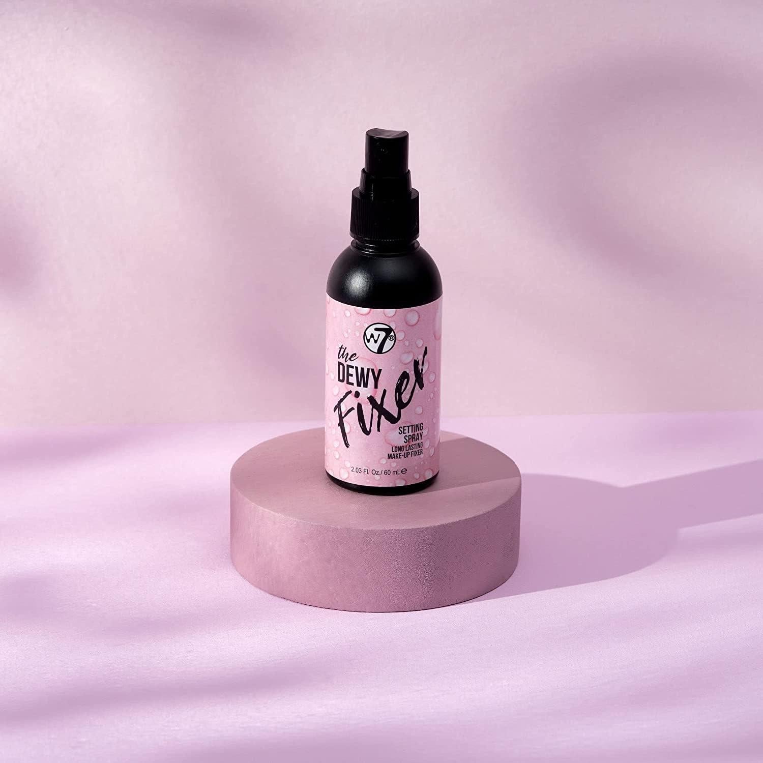 W7 El Fijador Spray de Maquillaje Brillante - Paquete de 2