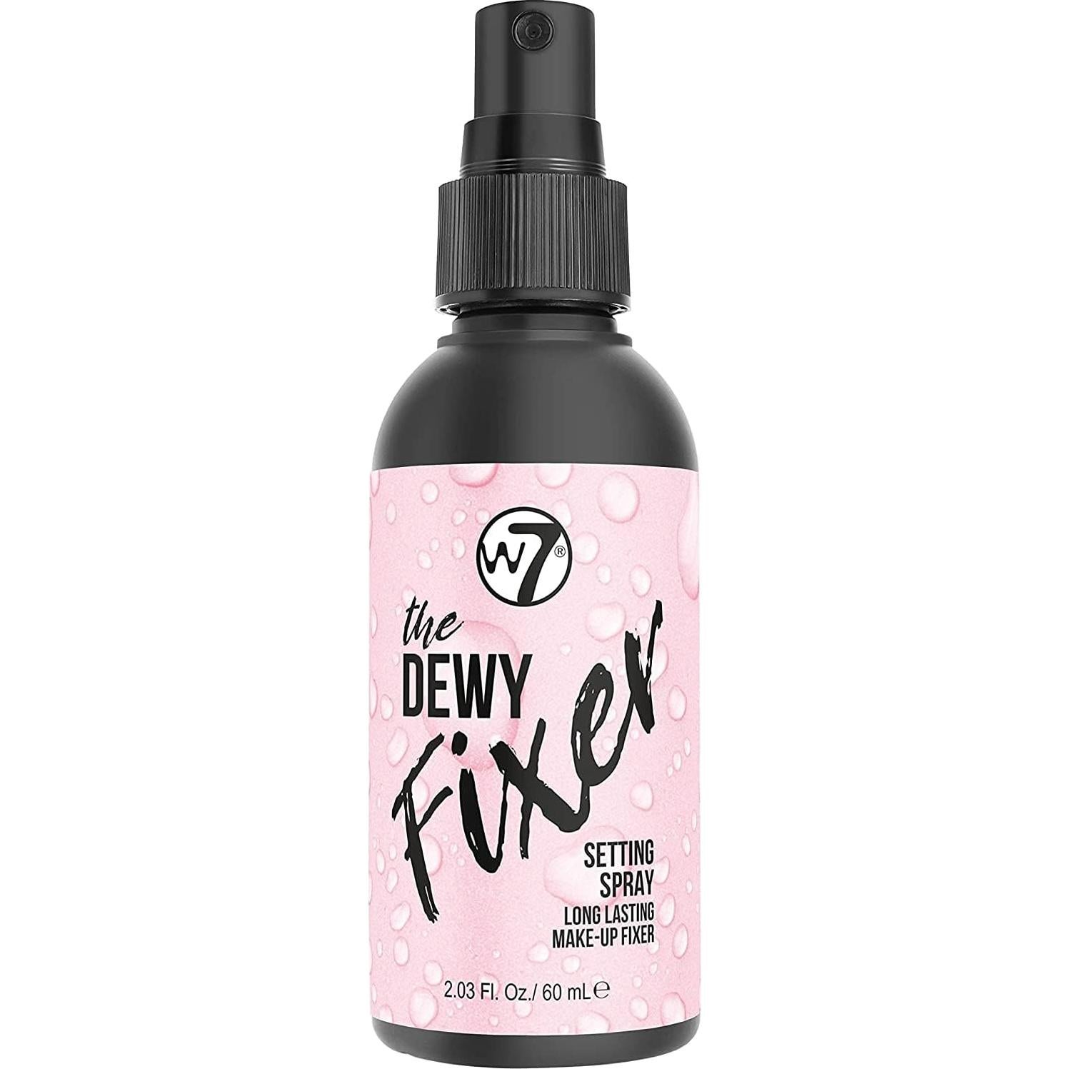 W7 El Fijador Spray de Maquillaje Brillante - Paquete de 2