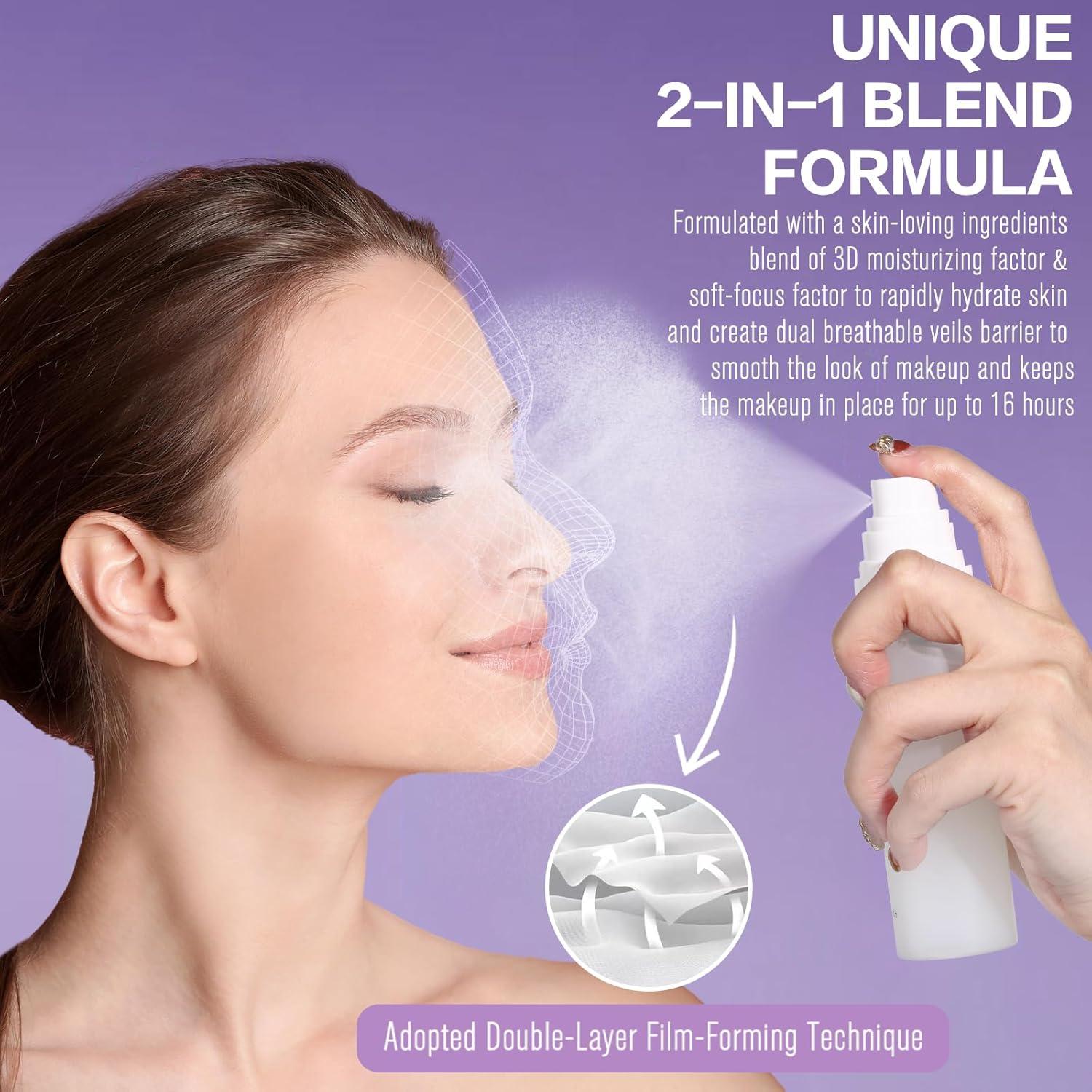 Spray Fijador Hidratante UCANBE 60ml - Acabado Radiante y Ligero