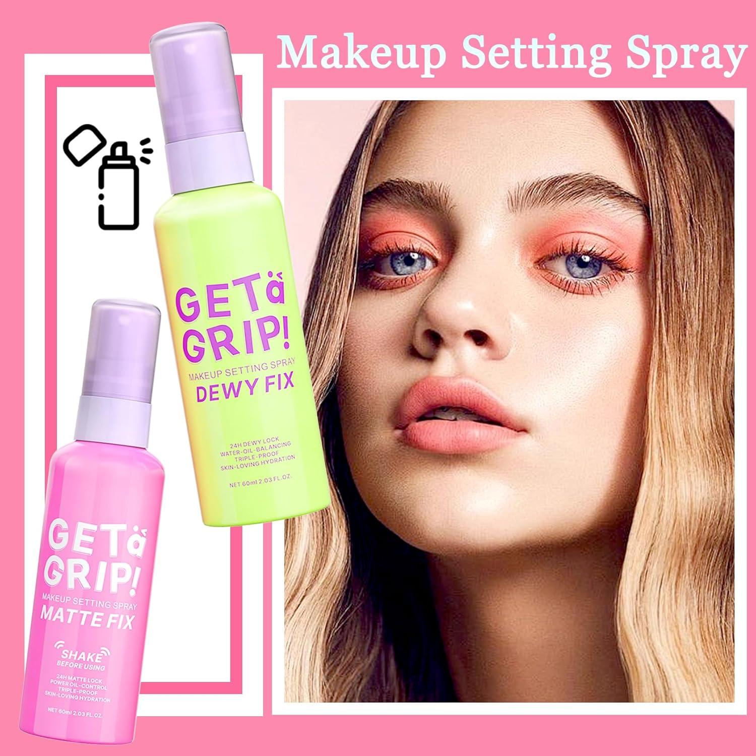 Set 2 Sprays Fijadores de Maquillaje LZYLLS 60 ml