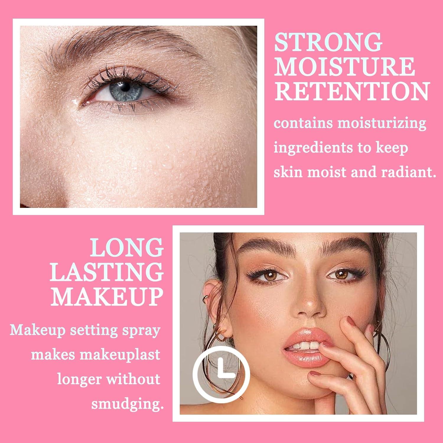 Set 2 Sprays Fijadores de Maquillaje LZYLLS 60 ml