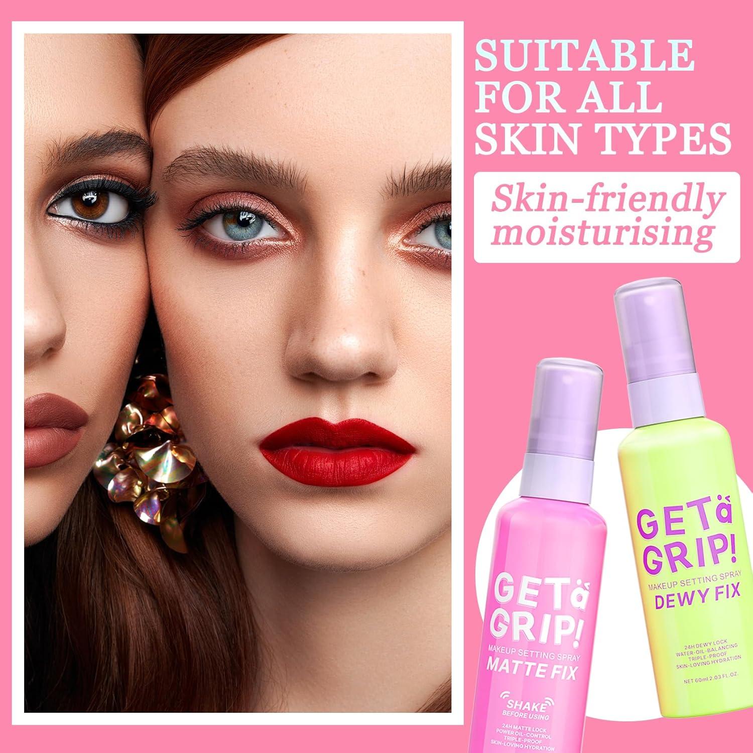 Set 2 Sprays Fijadores de Maquillaje LZYLLS 60 ml