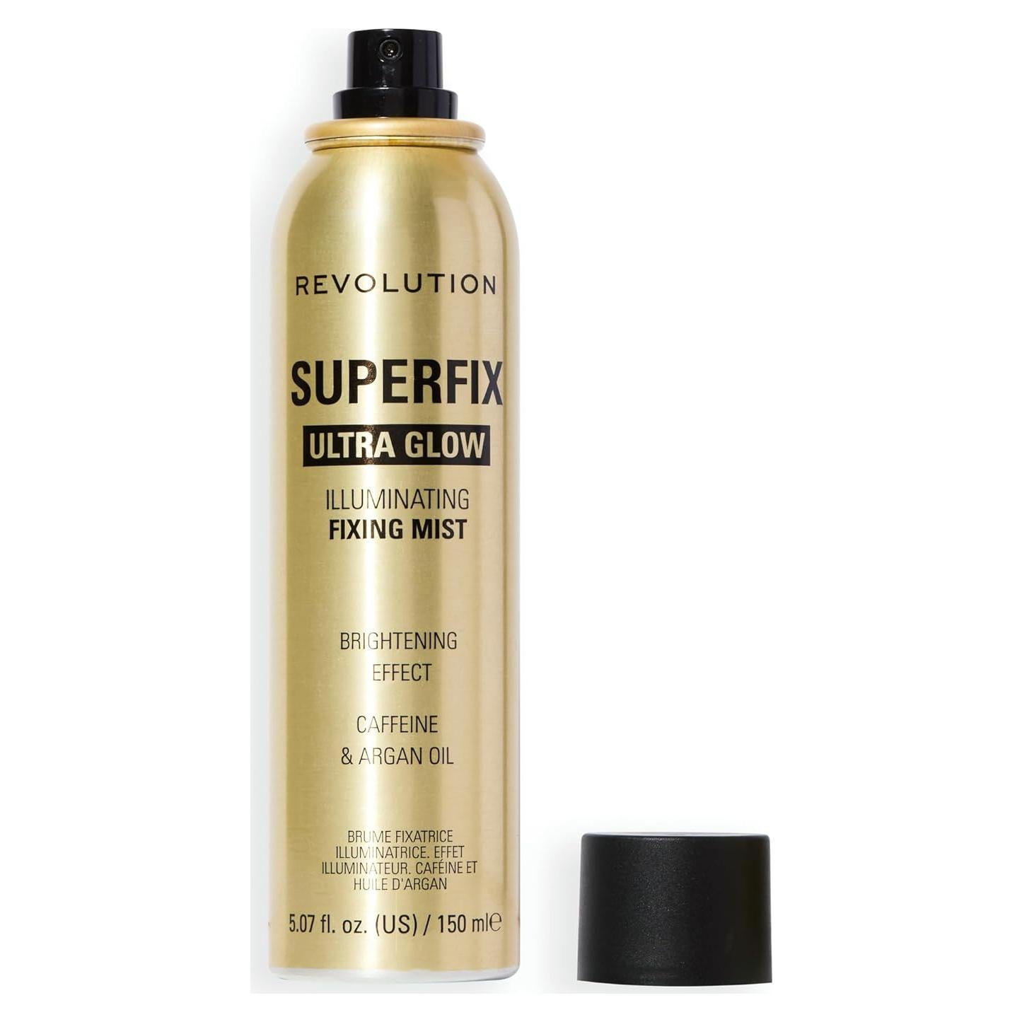 Bruma Fijadora de Maquillaje Revolución Superfix 150 ml Brillo