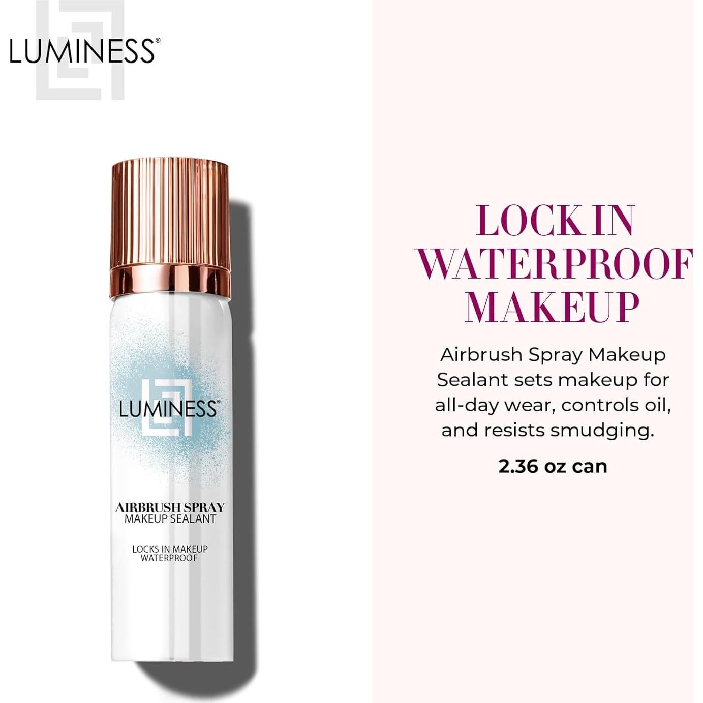 Spray Fijador Impermeable LUMINESS 69.96 ml - Sellador Maquillaje